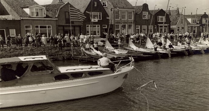 1967 droge steiger Oosterhaven, foto’s Cees de Vries